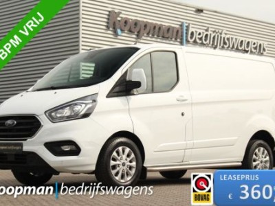 Ford Transit Custom 280 2.0TDCI 170pk L1H1 Limited | Automaat | Camera | Trekhaak | Cruise | Carplay/Android | Lease 360,- p/m