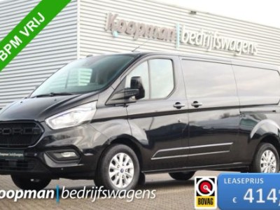 Ford Transit Custom 300 2.0TDCI 170pk L2H1 Limited | Automaat | L+R Zijdeur | Camera | Trekhaak | Carplay/Android | Cruise | Lease 414,- p/m