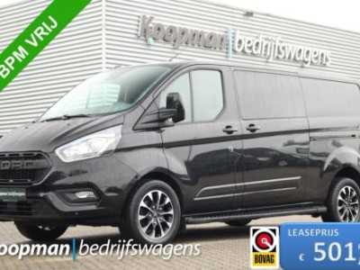 Ford Transit Custom 300 2.0TDCI 170pk L2H1 Limited DC | Automaat | L+R Zijdeur | Trekhaak | Carplay/Android | Lease 501,- p/m