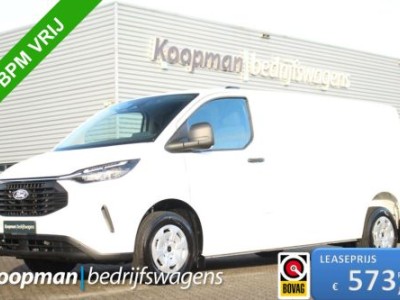 Ford Transit Custom 320 2.0TDCI 136pk L2H1 Trend | Carplay/Android | Sync 4 13 | Keyless | Camera | Lease 573,- p/m