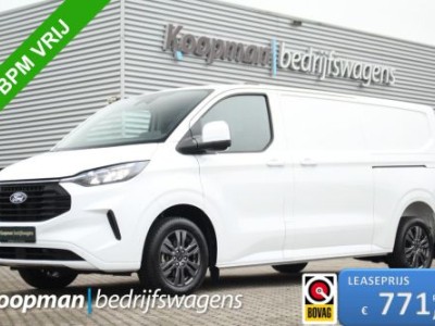 Ford Transit Custom 320 2.0TDCI 170pk L2H1 Limited | Automaat | L+R Zijdeur | Adapt. cruise | Stoel+Stuurvwer. | LED | Sync 4 13 | Keyless | Camera | Driver assist pack | Lease 771,- p/m