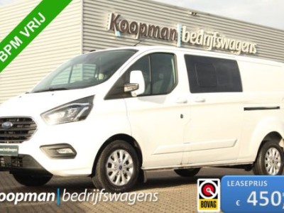 Ford Transit Custom 320 2.0TDCI 170pk L2H1 Limited DC | Automaat | L+R Zijdeur | Carplay/Android | Camera | Lease 450,- p/m