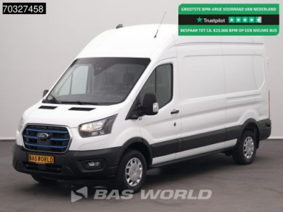 Ford e-Transit 184pk L3H3 Hoog Dak L3 Elektrisch 68kWh 317km WLTP Navi Airco Cruise Parkeersensoren v+a SYNC4-Display CarPlay Airco Cruise control