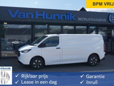 Ford e-Transit Custom 320L 218PK 71KWH Trend AUT BPM VRIJ!! Apple CP / Android A, LED, 2300KG Trekgewicht NR. EC01