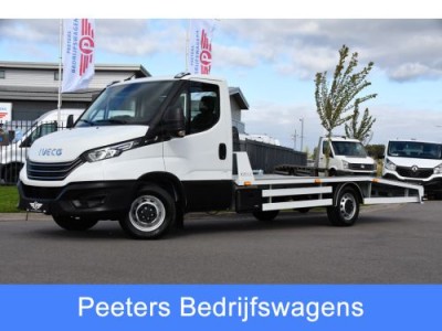 Iveco 35S18 Daily | Oprijwagen | Geveerde stoel | 3,5t trekgw. | Adaptive CC | LED NAV ECC Adaptive CC | Faustmann opbouw | 1100 KG Laadvermogen
