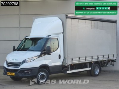 Iveco 60C18 3.0L Automaat Laadklep 180PK Schuifzeilen Zeilen Airco Cruise DHollandia Euro6 Schuifzeil Koffer Gesloten laadbak Airco Cruise control