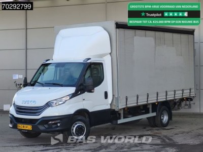 Iveco 60C18 3.0L Automaat Laadklep 180PK Schuifzeilen Zeilen Airco Cruise DHollandia Euro6 Schuifzeil Koffer Gesloten laadbak Airco Cruise control