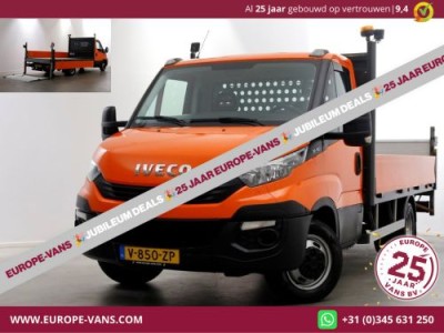 Iveco Daily 35C14 136pk Open Laadbak met laadklep en trekhaak 3500kg 05-2019