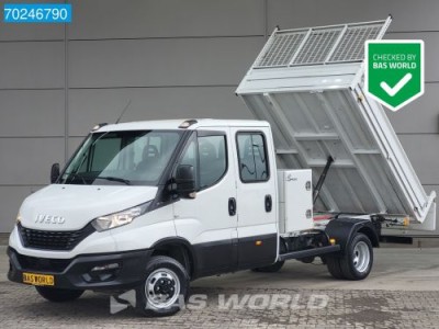 Iveco Daily 35C16 3.0Liter Dubbel Cabine Kipper 3.5t trekhaak Tipper Benne Kieper Airco Dubbel cabine Trekhaak Cruise control