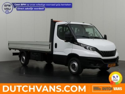 Iveco Daily 35S14 Hi-Matic Automaat Open Laadbak | Led | 3500Kg Trekhaak | Airco | Cruise | 3-Persoons