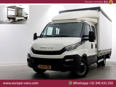 Iveco Daily 40C18 3.0 180pk D.C. Bakwagen met laadklep 1000kg en schuifzeilen 04-2019