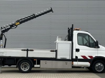 Iveco Daily 50C14N 3.0 375 CNG Openlaadbak met kraan HIAB Topstaat