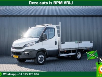Iveco Daily 50C15 3.0L | Open Laadbak | Kraan | Euro 6 | 1ste Eigenaar| 146 PK | 3-Zits