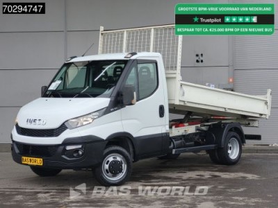 Iveco Daily 35C13 Kipper Dubbellucht 3,5t Trekhaak Airco Cruise Euro6 Tipper Benne Kieper 2m3 Airco Trekhaak Cruise control