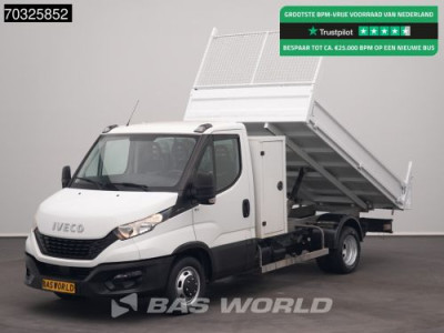 Iveco Daily 35C14 Kipper Kist 3,5t Trekhaak Airco Cruise Euro6 Tipper Benne Kieper Airco Trekhaak Cruise control