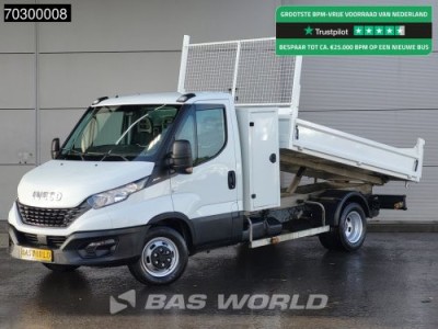 Iveco Daily 35C14 Kipper met Kist Dubbellucht 3,5t Trekhaak Airco Cruise Euro6 Tippe Benne Kieper Airco Trekhaak Cruise control