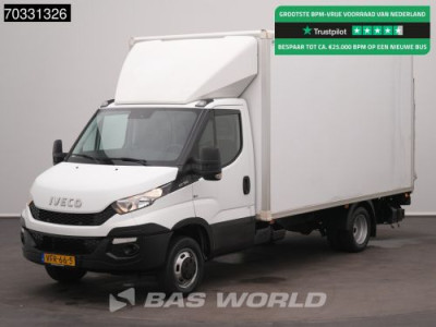Iveco Daily 35C15 3.0L Laadklep 3,5t Trekhaak Zijdeur Dubbellucht Bakwagen Airco Lat om Lat Euro6 Meubelbak Koffer Möbelkoffer Airco Trekhaak
