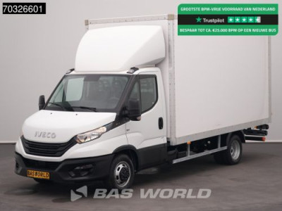 Iveco Daily 35C16 3.0L Laadklep Dubbellucht Bakwagen 160PK Meubelbak Airco Cruise Euro6 Meubelbak Koffer Airco Cruise control