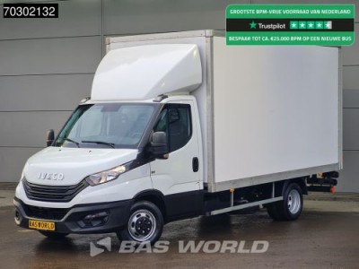 Iveco Daily 35C16 3.0L Laadklep Dubbellucht Bakwagen Airco Cruise DHollandia Euro6 Meubelbak Koffer Airco Cruise control