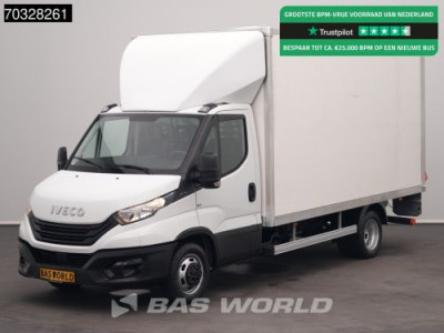 Iveco Daily 35C16 3.0L Laadklep Dubbellucht Bakwagen Airco Cruise Euro6 Meubelbak Koffer Airco Cruise control