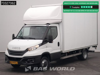 Iveco Daily 35C16 3.0L Laadklep Zijdeur Dubbellucht Bakwagen Airco Cruise Euro6 Meubelbak Koffer Airco Cruise control