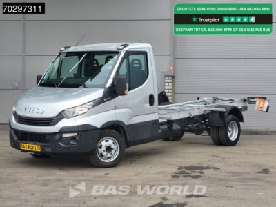 Iveco Daily 35C16 Chassis Cabine 410WB Dubbellucht 160PK Airco Cruise Euro6 Fahrgestell Cruise control