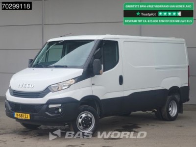 Iveco Daily 35C16 Dubbellucht L2H1 Laag Dak 3,5t Trekhaak 160PK Airco Cruise Camera Werkplaatsinrichting APK 08-2026 Euro6 L2 Airco Trekhaak Cruise control