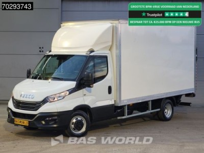 Iveco Daily 35C16 Laadklep Dubbellucht 160PK Bakwagen Airco Cruise Euro6 Meubelbak Koffer 19m3 Airco Cruise control