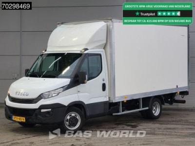 Iveco Daily 35C16 Laadklep Dubbellucht Bakwagen 160PK Airco Cruise Euro6 Meubelbak Koffer Airco Cruise control