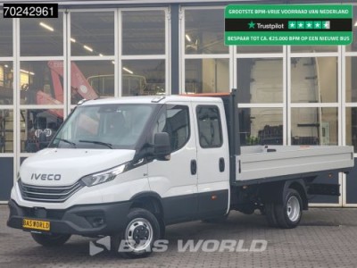 Iveco Daily 35C18 3.0L Automaat 180PK 2025-model Dubbel Cabine Open laadbak Navi ACC LED 3,5T Trekvermogen Euro6 Pritsche Pickup Airco Dubbel cabine