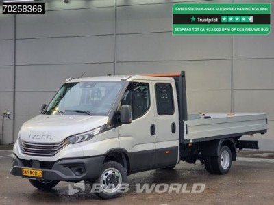Iveco Daily 35C21 3.0L Automaat 210PK 2025-Model Open laadbak Dubbel Cabine Dubbellucht CarPlay ACC LED 3,5T Trekvermogen Euro6 Pritsche Pickup Airco Dubbel cabine