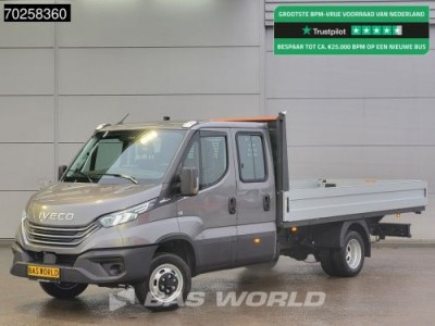 Iveco Daily 35C21 3.0L Automaat 210PK 2025-Model Open laadbak Dubbel Cabine Dubbellucht CarPlay ACC LED 3,5T Trekvermogen Euro6 Pritsche Pickup Airco Dubbel cabine