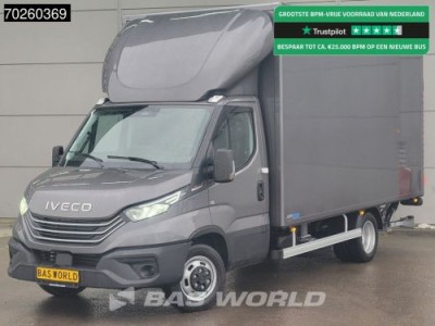 Iveco Daily 35C21 3.0L Automaat Laadklep Zijdeur 2025-Model 210PK Dubbellucht ACC LED CarPlay Lat om Lat DHollandia Euro6 Meubelbak Koffer Bakwagen Airco