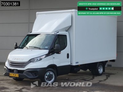 Iveco Daily 35C21 3.0L Automaat Laadklep Zijdeur Dubbellucht Bakwagen 210PK LED ACC Camera CarPlay 3,5t Trekgewicht DHollandia Euro6 Meubelbak Koffer Airco