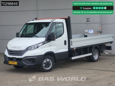 Iveco Daily 35C21 3.0L Automaat Open Laadbak 3,5t Trekhaak 210PK Dubbellucht ACC LED Airco Cruise Euro6 Pritsche Pickup Open Box Airco Trekhaak