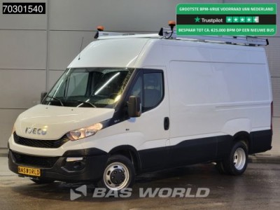 Iveco Daily 35C21 3.0L Dubbellucht 3,5t Trekhaak 210PK L2H2 Airco Cruise Camera Imperiaal Werkplaatsinrichting Euro6 L2 Airco Trekhaak Cruise control