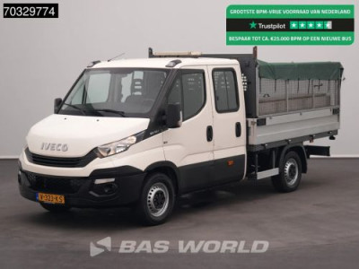 Iveco Daily 35S12 Dubbel Cabine Open Laadbak 3,5t Trekhaak Airco Euro6 Pritsche Pickup Open Box Airco Trekhaak