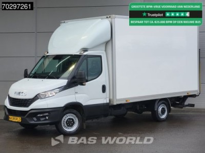 Iveco Daily 35S14 Laadklep Zijdeur Bakwagen Airco Cruise Standkachel Euro6 Meubelbak Koffer Airco Cruise control
