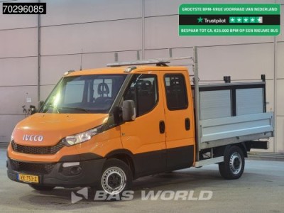 Iveco Daily 35S15 3.0L Open Laadbak Dubbel Cabine 150PK 3,5t Trekhaak 150PK Kisten Euro6 Pritsche Pickup Open Box Trekhaak