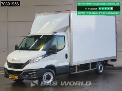 Iveco Daily 35S16 Laadklep 160PK Bakwagen Navi Airco Cruise Camera 3,5t Trekgewicht Euro6 Meubelbak Koffer Airco Cruise control