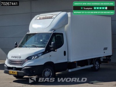 Iveco Daily 35S18 3.0L Laadklep Koelwagen Vriezer Thermoking V-200 MAX -18 230v stekker LED Navi Airco ACC Koel Koeler Kühler Kühlwagen Kühlkoffer Vries Frigo Bakwagen 18m3 Airco