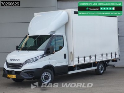 Iveco Daily 35S21 3.0L 210PK Automaat Schuifzeilen Laadklep ACC LED CarPlay Euro6 Schuifzeil Zeilen Koffer Meubelbak Bakwagen Airco