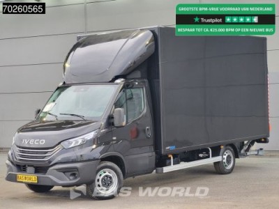 Iveco Daily 35S21 3.0L Automaat Laadklep Zijdeur ACC LED CarPlay Lat om Lat DHollandia 3,5t Trekvermogen Meubelbak Koffer Bakwagen 21m3 Airco