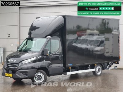 Iveco Daily 35S21 3.0L Automaat Laadklep Zijdeur ACC LED CarPlay Lat om Lat DHollandia 3,5t Trekvermogen Meubelbak Koffer Bakwagen 21m3 Airco