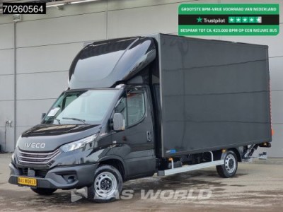 Iveco Daily 35S21 3.0L Automaat Laadklep Zijdeur ACC LED CarPlay Lat om Lat DHollandia 3,5t Trekvermogen Meubelbak Koffer Bakwagen Airco