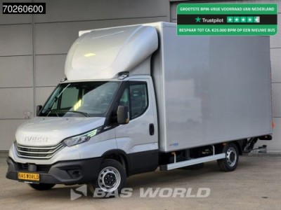 Iveco Daily 35S21 3.0L Automaat Laadklep Zijdeur ACC LED CarPlay Lat om Lat DHollandia 3,5t Trekvermogen Meubelbak Koffer Bakwagen Airco