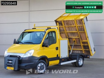Iveco Daily 50C15 3.0L Kipper met Kist Dubbellucht 3,5t Trekhaak Kieper Tipper Benne Trekhaak