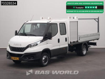 Iveco Daily 50C18 3.0L Automaat Open Laadbak met Kist Dubbellucht LED 3,5t Trekhaak Airco Cruise Euro6 Pritsche Pickup Open Box Airco Trekhaak Cruise control