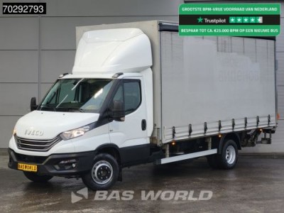 Iveco Daily 60C18 3.0L Automaat Laadklep 180PK Schuifzeilen Zeilen Airco Cruise DHollandia Euro6 Schuifzeil Koffer Gesloten laadbak Airco Cruise control