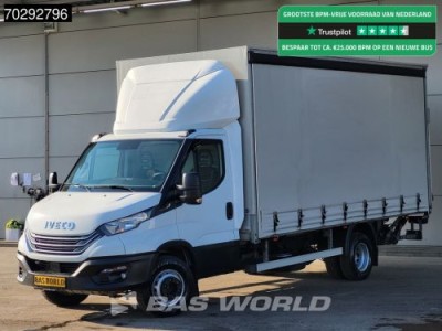 Iveco Daily 60C18 3.0L Automaat Laadklep Schuifzeilen Zeilen Airco Cruise DHollandia Euro6 Schuifzeil Koffer Gesloten laadbak Airco Cruise control